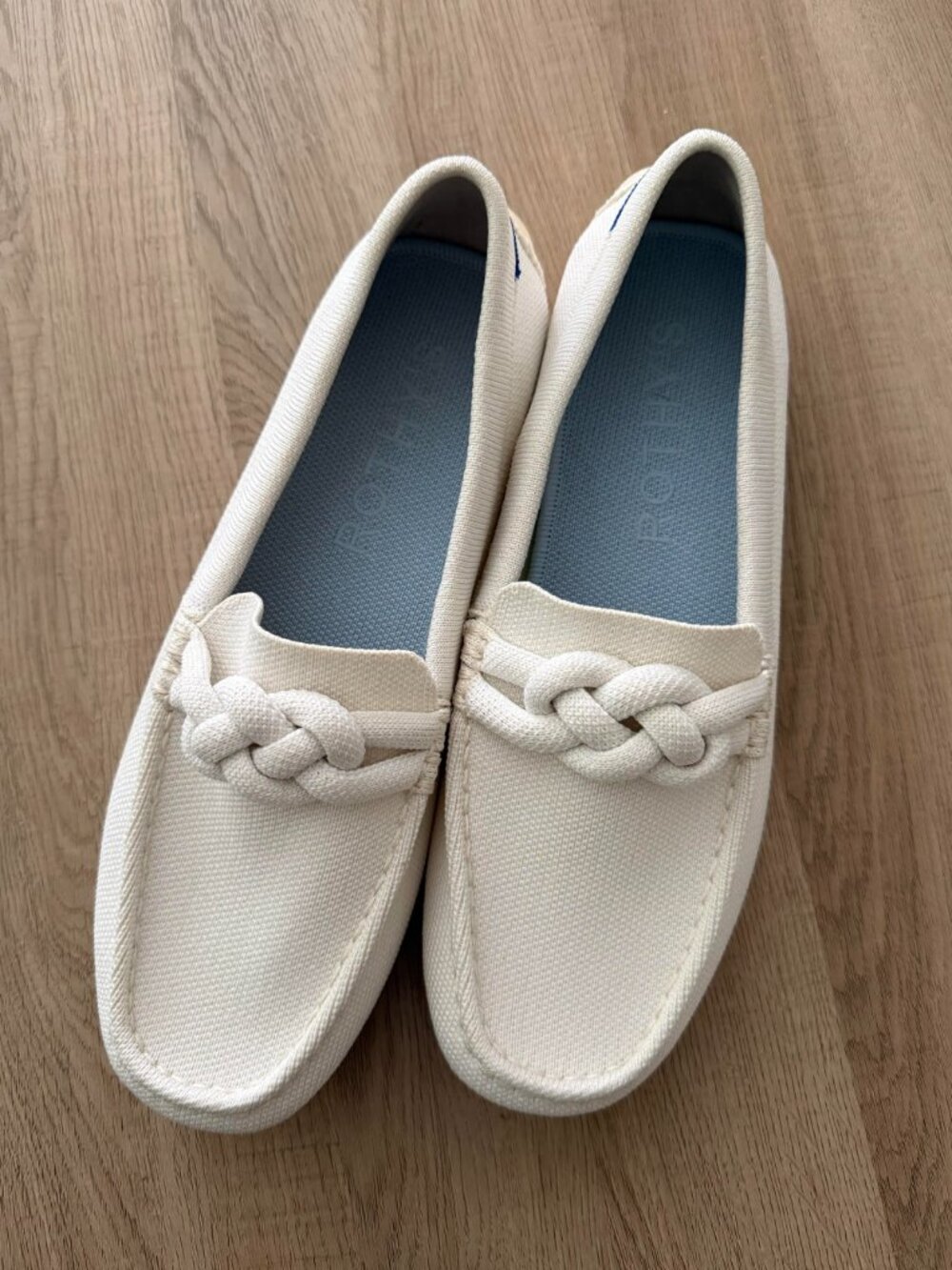 Rothy's The Braid Driver in Cream Size 9.5 - Picture 3 of 4